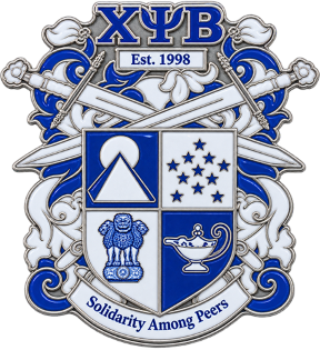 Custom Fraternity Pins Chi Psi Beta Soft Enamel Shield 2 Small