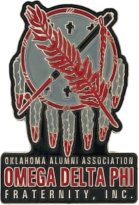 Custom Fraternity Pins Omega Delta Phi Hard Enamel Dreamcatcher Small