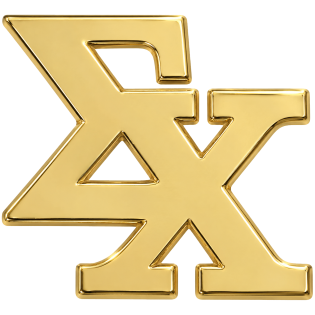 Custom Fraternity Pins Sigma Chi Die Struck Greek Letters Small